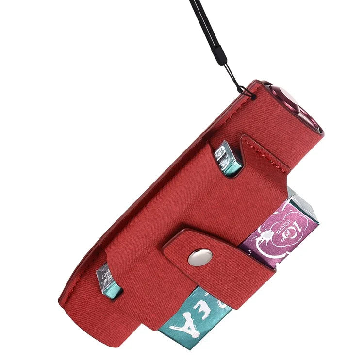 E-Cigarette Case for IQOS Iluma i One , PU Leather Storage Bag Replaceable Cover Accessories