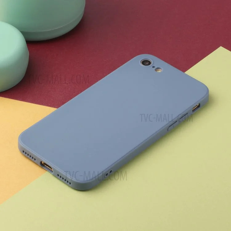 Anti-Drop Precise Cut-Out Soft TPU Straight Edge Phone Case for iPhone 7 4.7 inch/8 4.7 inch/SE (2020)/SE (2022)