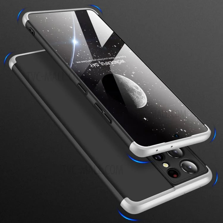 GKK Detachable 3-Piece Matte PC Protector Shell for Samsung Galaxy S21 Ultra 5G Case