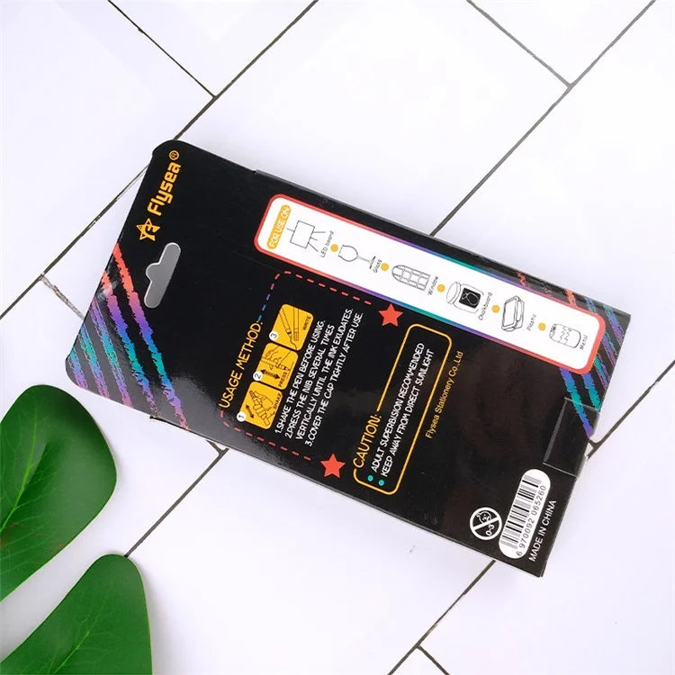 FLYSEA FS-63 1.0mm 8-color Highlighter Pens Scrapbooking Marker Pen Set