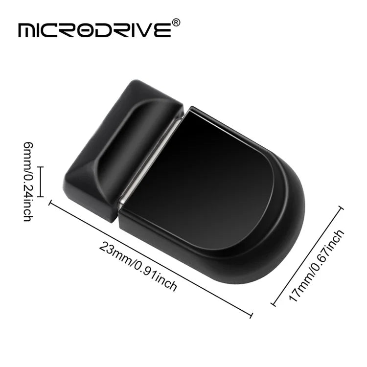 MICRODRIVE 128GB Mini Size Thumb Stick Data Storage USB 2.0 Flash Drive