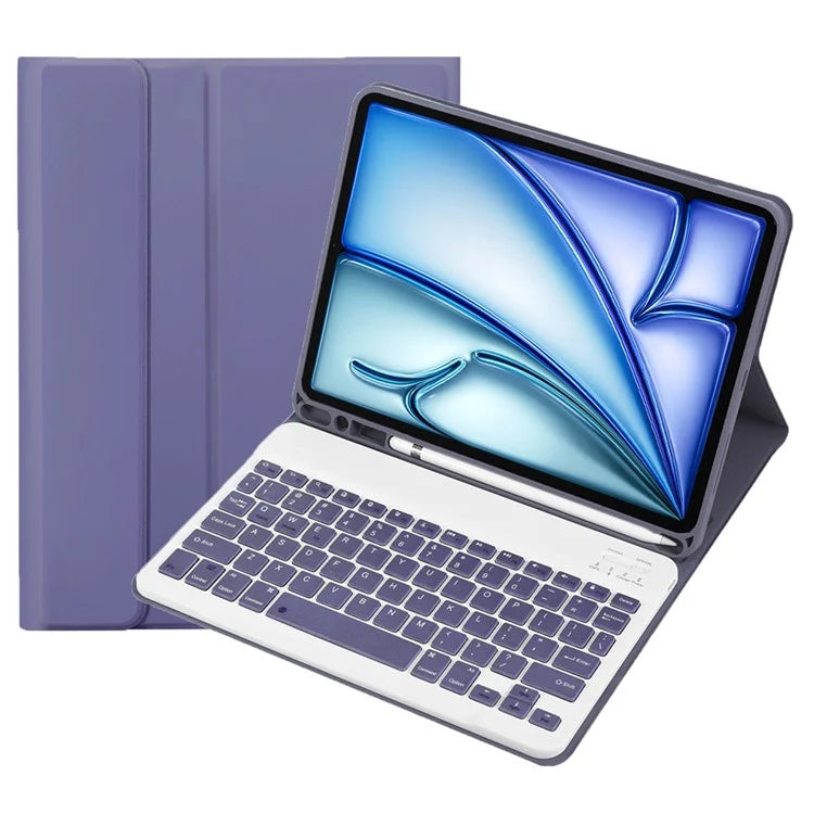 A098B For iPad Air 11 (2024) / iPad Air (2020) (2022) Case Bluetooth Keyboard Cover with Pen Slot