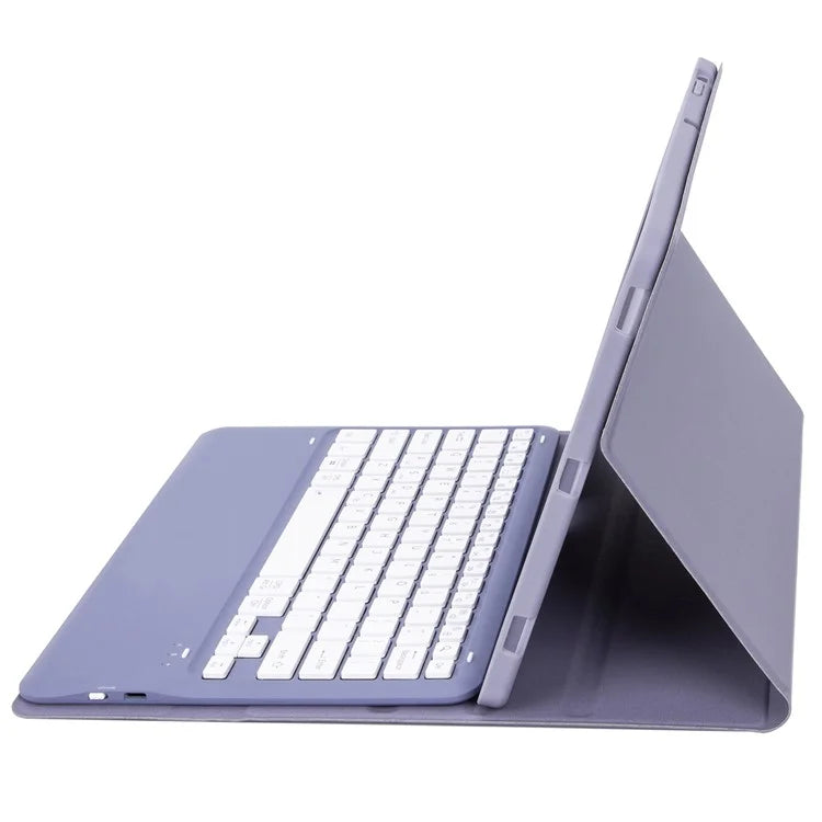 A14B For iPad Pro 13 (2024) Bluetooth Keyboard Cover with Pen Slot Ultra Thin Tablet Case