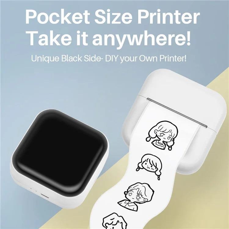 PHOMEMO M02X Pocket Bluetooth Printer Wireless Thermal Label Printer