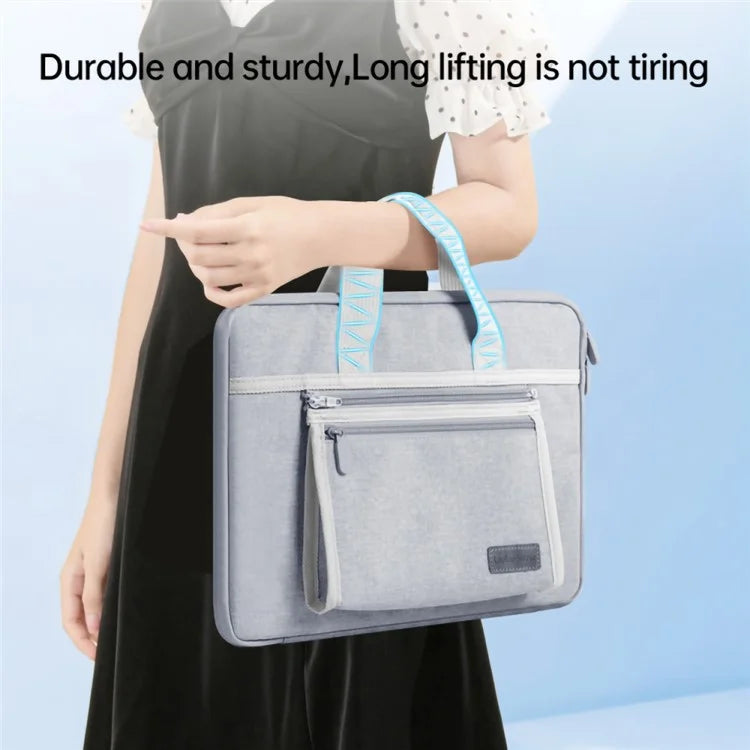 15-inch Laptop Bag Oxford Cloth Notebook Handbag Portable Carrying Pouch