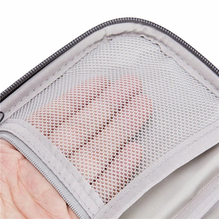 PU Multifunctional Phone Accessories Storage Bag, Passport Pouch with Small Hanging Rope