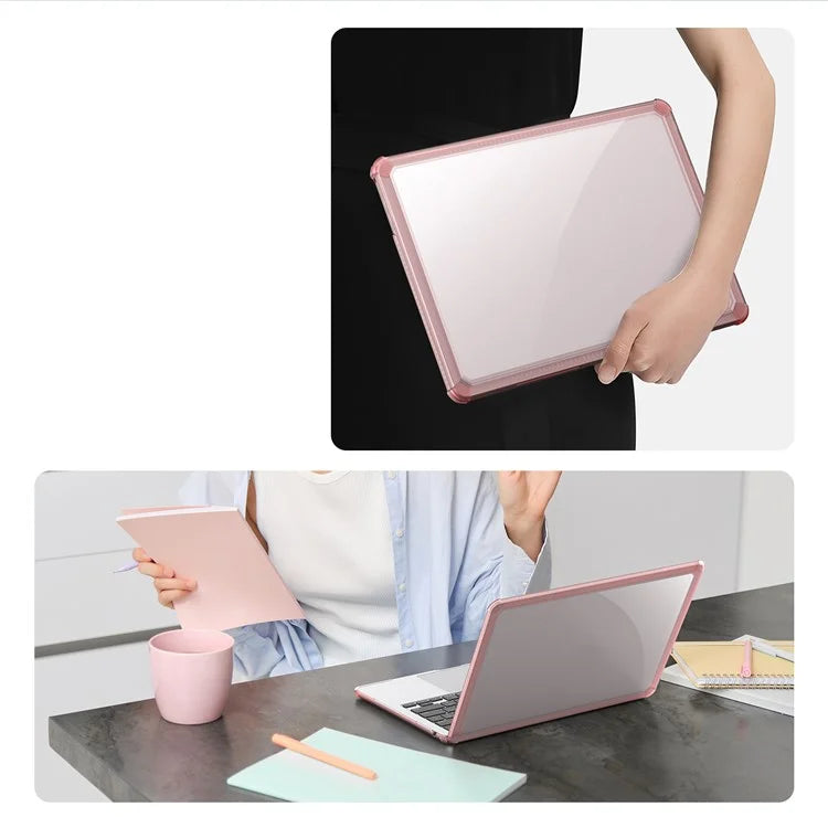 DUX DUCIS LCGM Series Glossy Case for Macbook Air 15 inch (2023) / (2024) A2941 A3114 TPU+PC Protective Shell