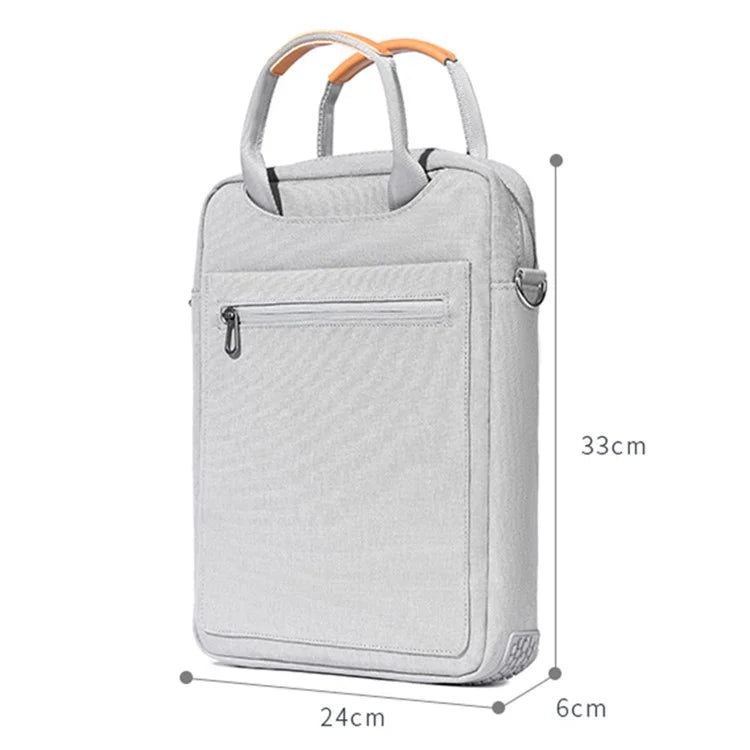 12.9-Inch Laptop Handbag Tablet PC Storage Pouch Briefcase Oxford Cloth Shoulder Bag