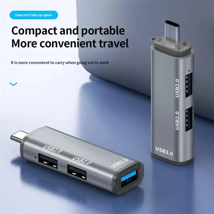 ADS-302C Type-C Adapter Hub to USB 3.0 + Dual USB 2.0 Expansion Station