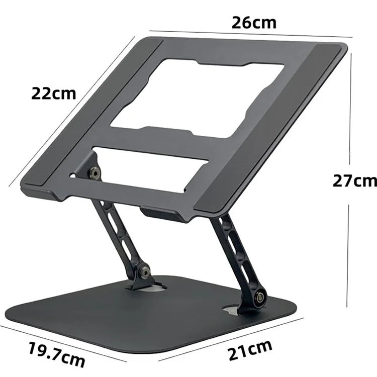 D091 Aluminum Alloy Desktop Foldable Laptop Bracket Adjustable Notebook Heat Dissipation Stand
