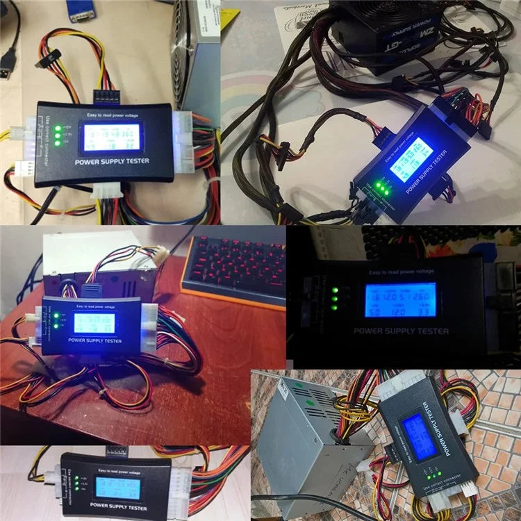 YNS-001 Digital Display Computer Power Supply Tester ATX Measuring Checker Diagnostic Tool