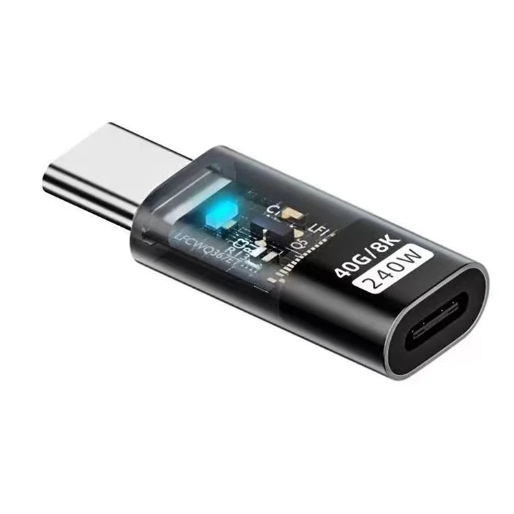 UC-103-TR USB4 Type C Male to Female 240W 40Gbps Data 8K Video Adapter for Nintendo Switch / Phone / Laptop