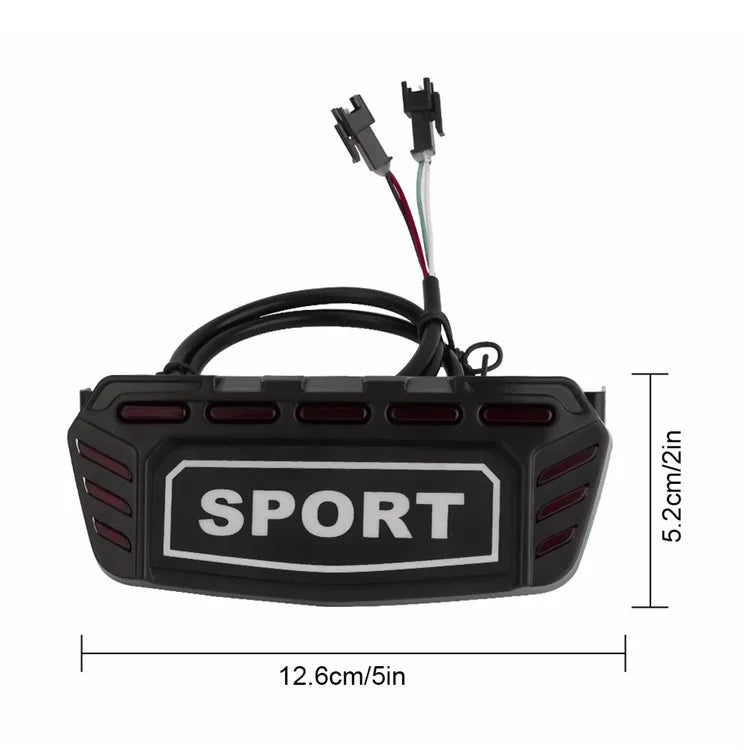 For KUGOO M5 E-Scooter Tail LED Light Rear Lamp Safety Warning Taillight Turn Signal