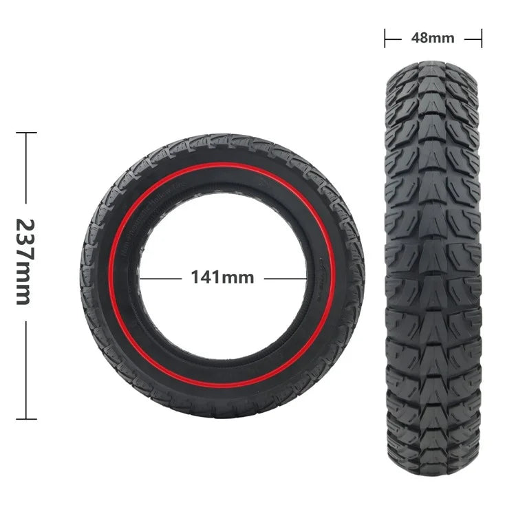 10 Inch Electric Scooter Anti-slip Replacement Tyre 10x2" Explosion-Proof Solid Tire