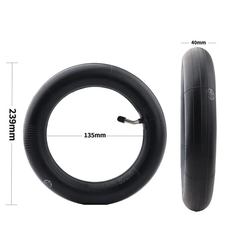 AIMITE 10-inch Electric Scooter Inner Tube with 45-Degree Elbow Valve 10x2.125 Thickened Tire Tube