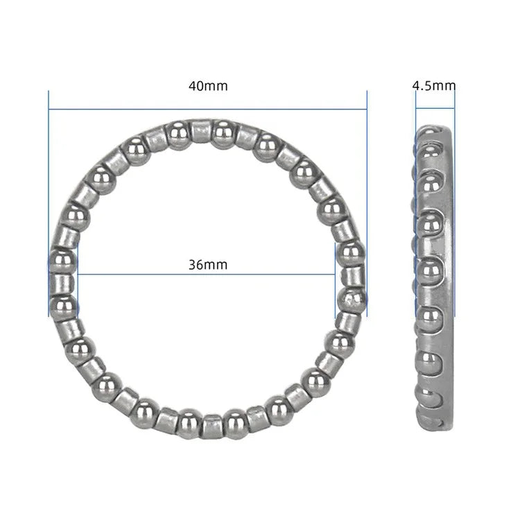 6Pcs / Set Scooter Steering Bearing Kit for Xiaomi Electric Scooter 4 Pro , Bearing Bowl Scooter Repair Spare Parts
