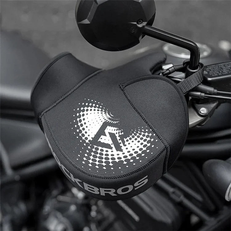 ROCKBROS D55 1 Pair Winter Motorcycle Handle Warm Cover Hand Protection Windproof Polar Fleece Gloves