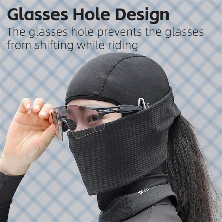 WEST BIKING YP0201404 Ski Mask Windproof Cycling Balaclava Thermal Fleece Face Mask Sport Gear