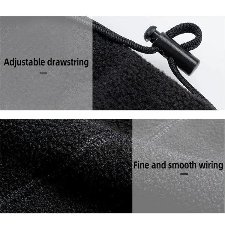 ROCKBROS 3-in-1 Warm Mask Cycling Hood for Bicycle E-Bike Outdoor Fleece Windproof Scarf