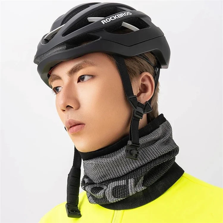 ROCKBROS WB021 Winter Outdoor Cycling Face Mask Neck Scarf Knitted Warm Neck Gaiter