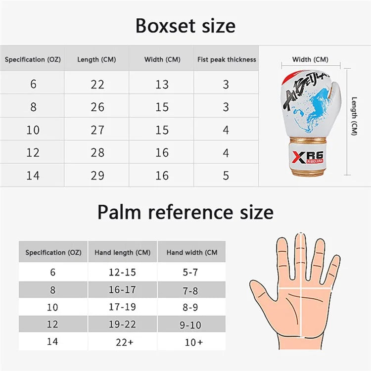 AIBEIJIAN 10oz PU Leather Boxing Gloves Muay Thai Kickboxing Training Mitts for Teenager / Women