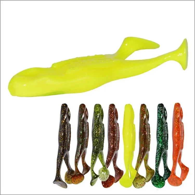 2Pcs 10.5cm Soft PVC Artificial Lure Simulation Frog Bait Fishing Tackle