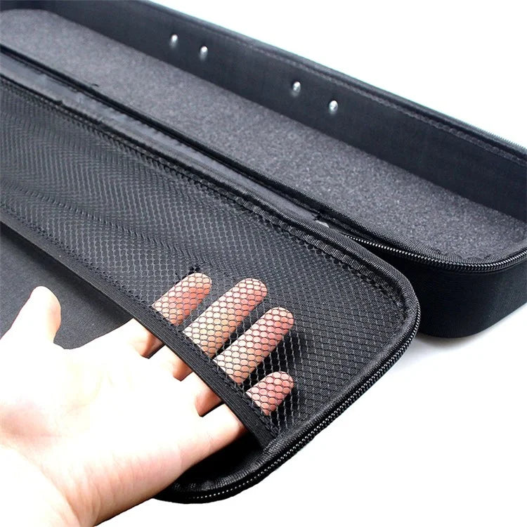 JSFUN 61.5x15x7cm Fishing Rod Storage Bag Shock-Absorbed EVA Hardshell Case for Fishing Tools