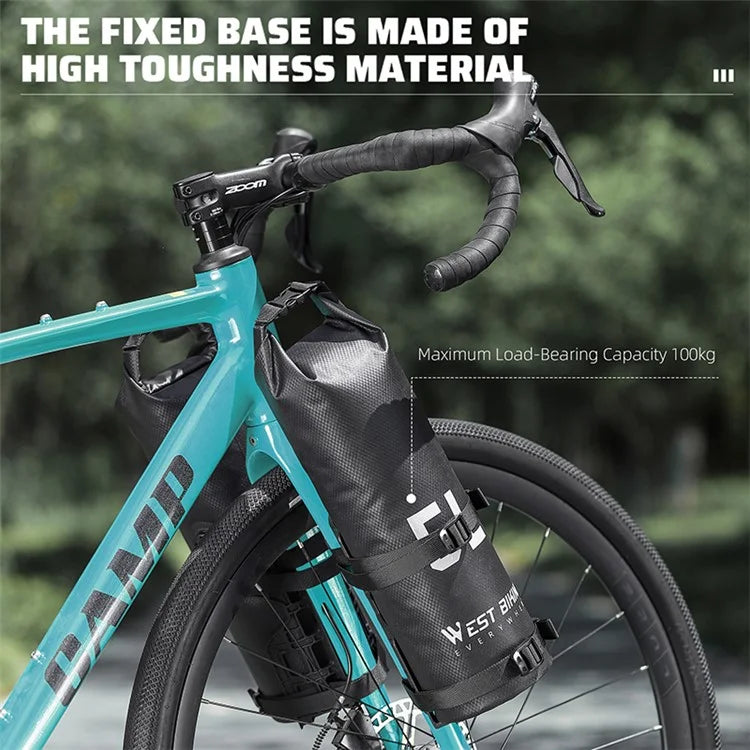 WEST BIKING YP0707375-376 Waterproof Bike Bag Bicycle Front Fork Cycling Pouch