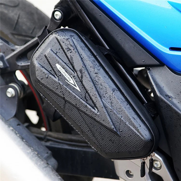RZAHUAHU 438 Shock-absorbed EVA Motorcycle Saddle Bag Side Bag Pannier Bike Bag