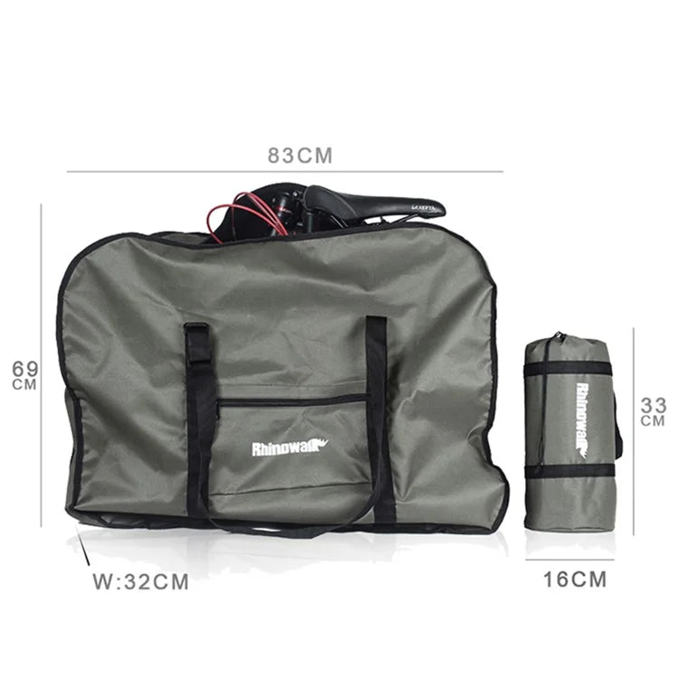 RHINOWALK Carrying Bag for 20-22 Inch Folding Bike Storage Pouch with Small Bag