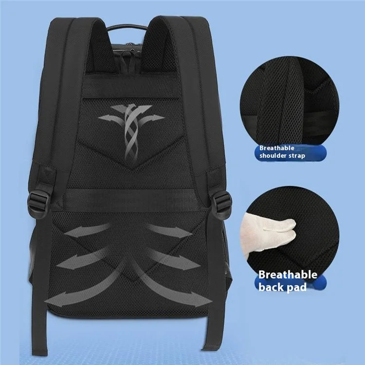 COOLBELL CB-8288 Shockproof Laptop Backpack Business Men Waterproof Shoulder Bag for Traveling
