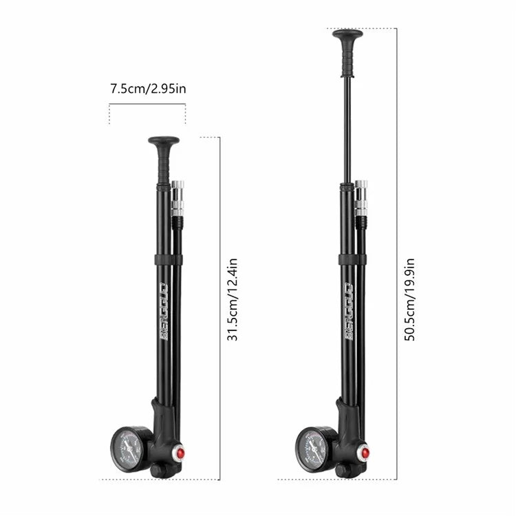BENGGUO BG-1613 Bicycle Air Pump Portable Bike Tire Inflator