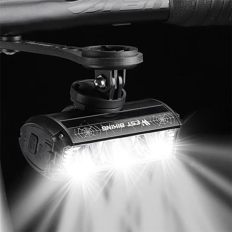 WEST BIKING YP0701424 1750 Lumens High Brightness Mountain Road Bike Front Light