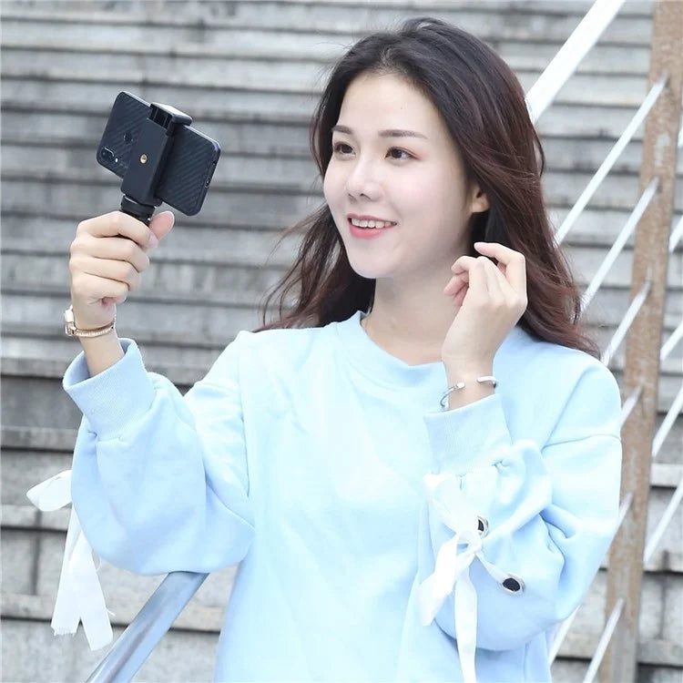 PULUZ PU373 For DJI Osmo Action Series / Smartphone Folding Mini Tripod with Universal Phone Clamp