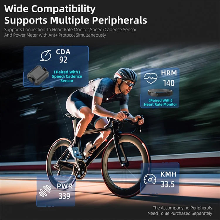 WEST BIKING YP0702109 MTB Road Bike GPS Computer Odometer Cycling Wireless Digital Speedometer