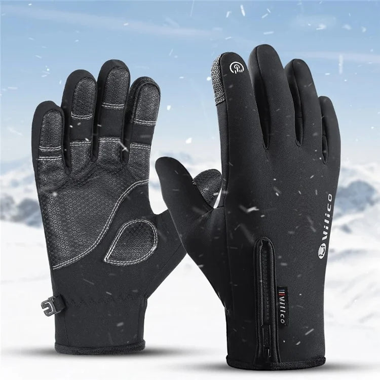 VILICO A0091 1 Pair Winter Warm Gloves Waterproof Windproof Touch Screen Full Finger Gloves