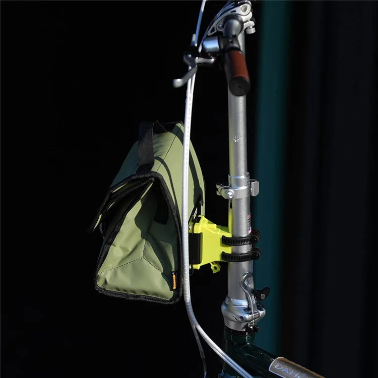 RHINOWALK SK701 For Brompton Bicycle Front Carrier Block Load-Bearing Base DIY Bike Bag Mount Adapter