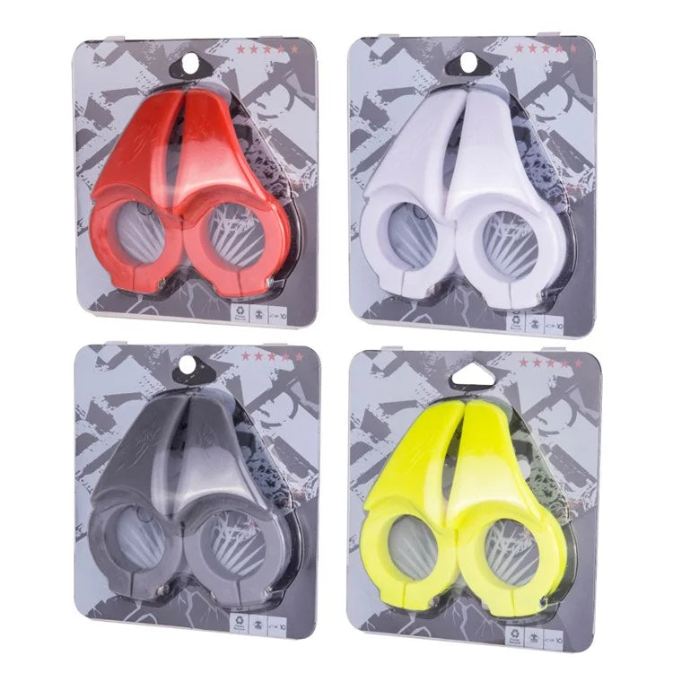 1 Pair Bicycle Handlebar Grips Polycarbonate + Fiberglass MTB Bike Horn Vice Grip