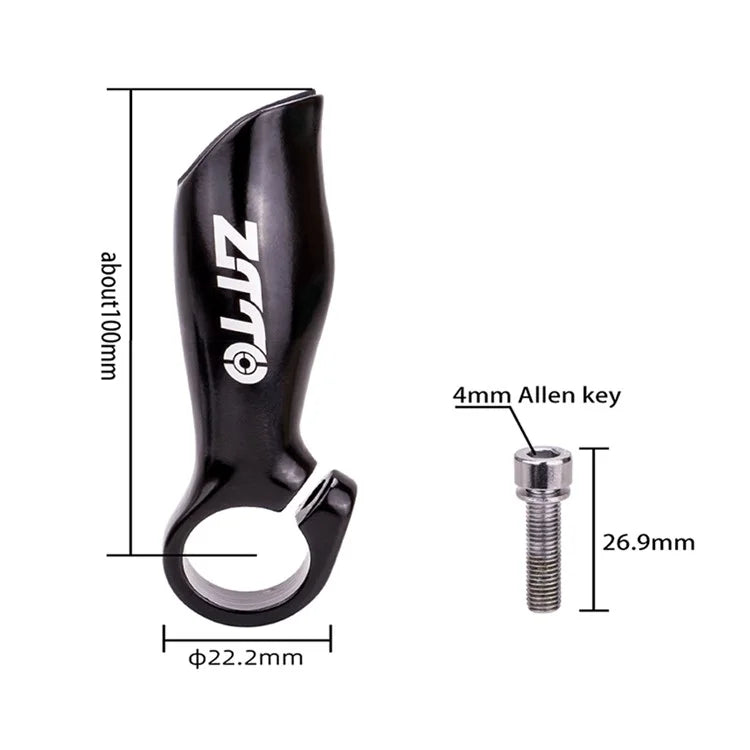 ZTTO ZT-FB 1 Pair Ergonomic Bike Cycling Small Handles Aluminum Alloy Bicycle Auxiliary Handle