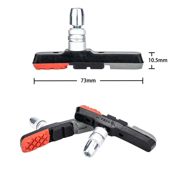 ZTTO SCP2 1 Pair Rubber+Metal Mountain Bike Brake Pads Bicycle Accessories