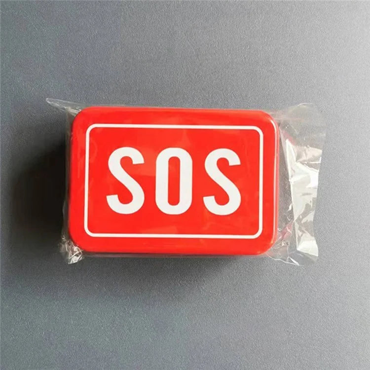 AOTU AT9016 Iron Storage Case Emergency Tool Box Shock-Resistant Outdoor SOS Box