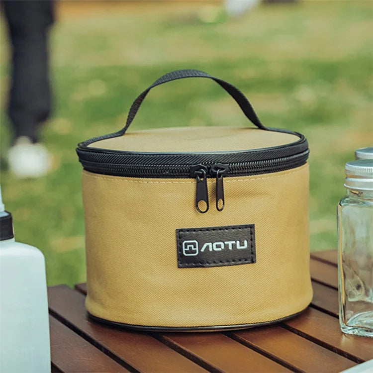 AOTU Oxford Cloth Camping Cookware Storage Bag Cooking Utensils Pot Carrier Bowl Organizer Pouch Handbag