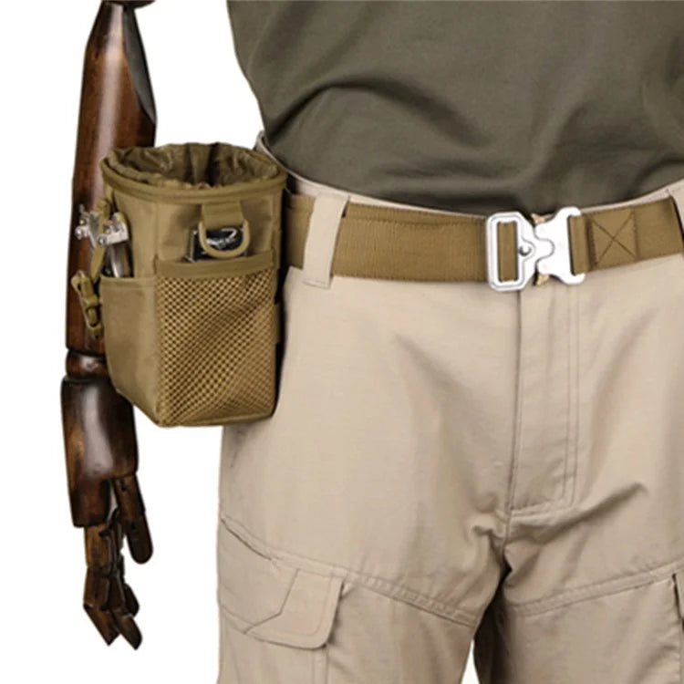 PROTECTOR PLUS A034 600D Fabric Waterproof Slingshot Bag Paintballs Storage Waist Bag Camouflage