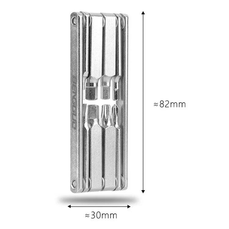 BENGGUO BG-9897 MTB Bike Repair Kits 8 In 1 Multi-Function Bike Tools Foldable Maintenance Wrench