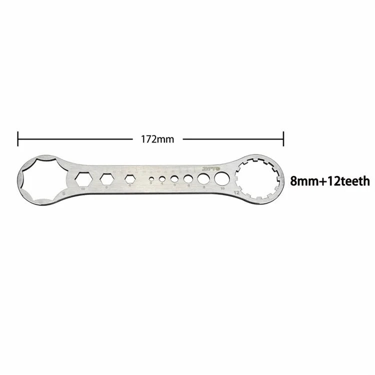 ZTTO 8T-12T Bicycle Front Fork Wrench for Suntour / RST Front Forks Spanner