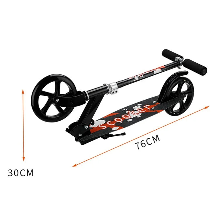 888888 Commuting Foldable Aluminum Alloy Scooter (200 Widened Version)