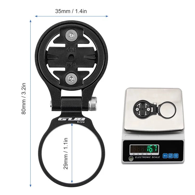 GUB 639 Mountain Bicycle Aluminum Alloy Bike Computer Mount Adapter Bracket