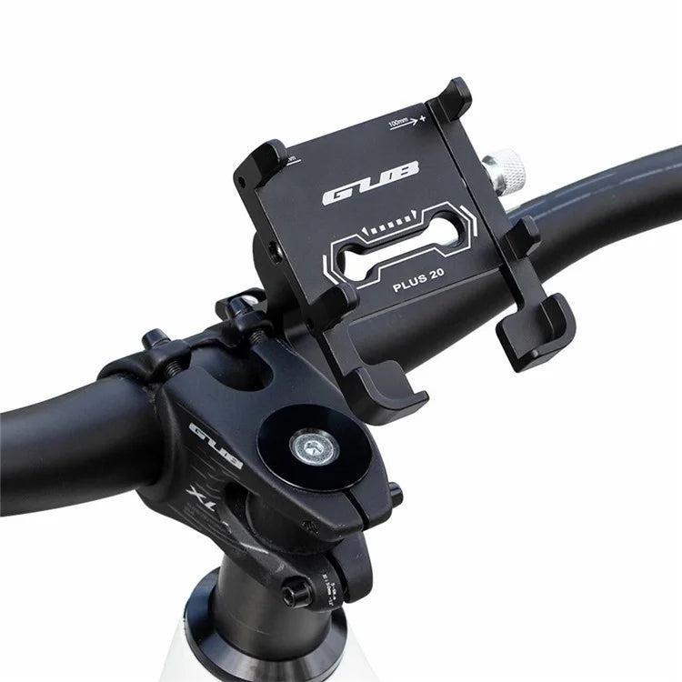 GUB PLUS 20 Bike Phone Holder Aluminum Alloy Mountain Bike Phone Mount for 60-100 Width Devices