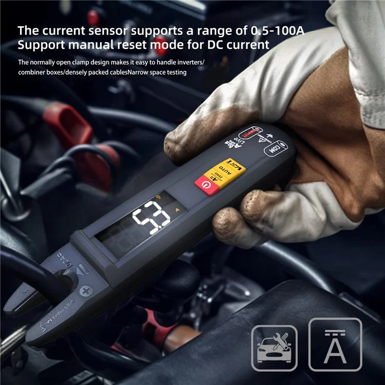 BSIDE U0 Digital Clamp Meter Fork DC AC Smart Ammeter T-RMS Current Auto Multimeter Voltage Ohm Electrical Tester