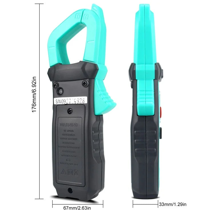 KAEMEASU KM-CM21D Digital Clamp Meter Multimeter Electrical Tester Measuring AC / DC Voltage, Current, NCV (No Battery)